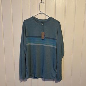 Mens Patagonia Long Sleeved Capilene Cool Daily Graphic shirt NWT Large